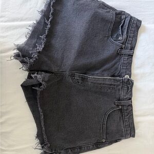 Abercrombie & Fitch Dark Gray High Rise Shorts